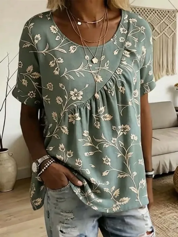 Women's Casual Printed Top