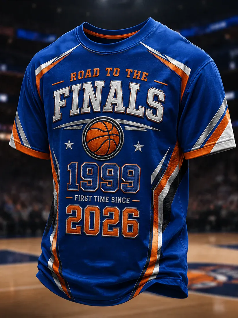 Men's Basketball Print T-shirt