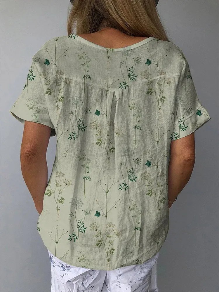 Women's Floral Print Shirt
