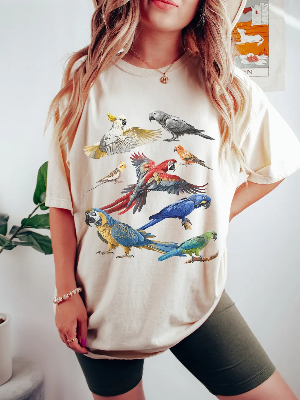 Colorful Birds Lover T-Shirt