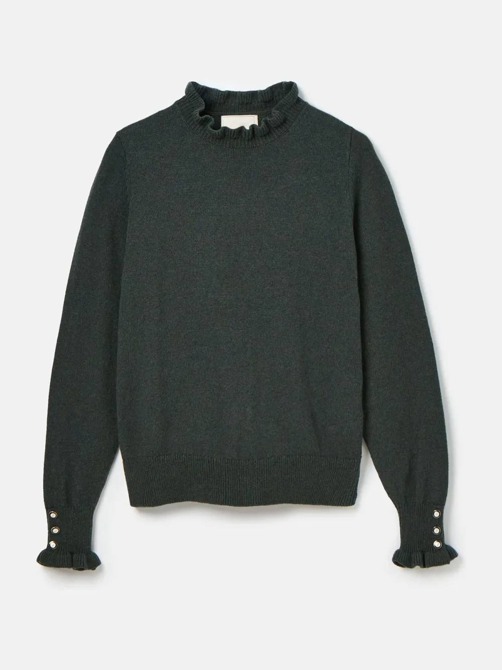 Oat Frill Neck Jumper