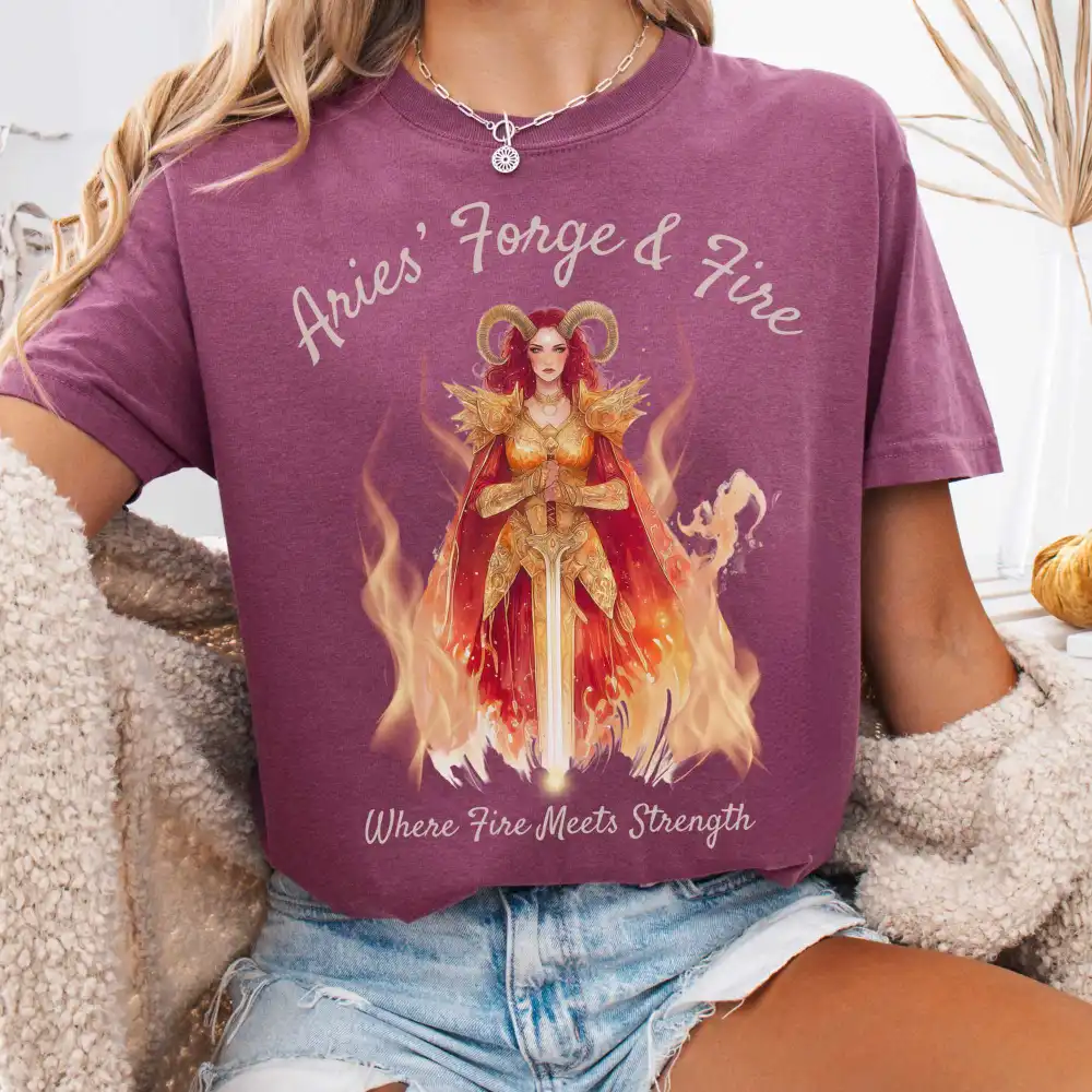 Aries' Forge & Fire Zodiac Shirt