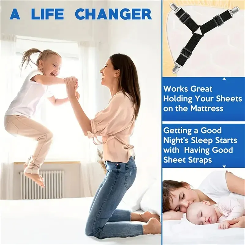 Household Bed Sheet Holder Straps