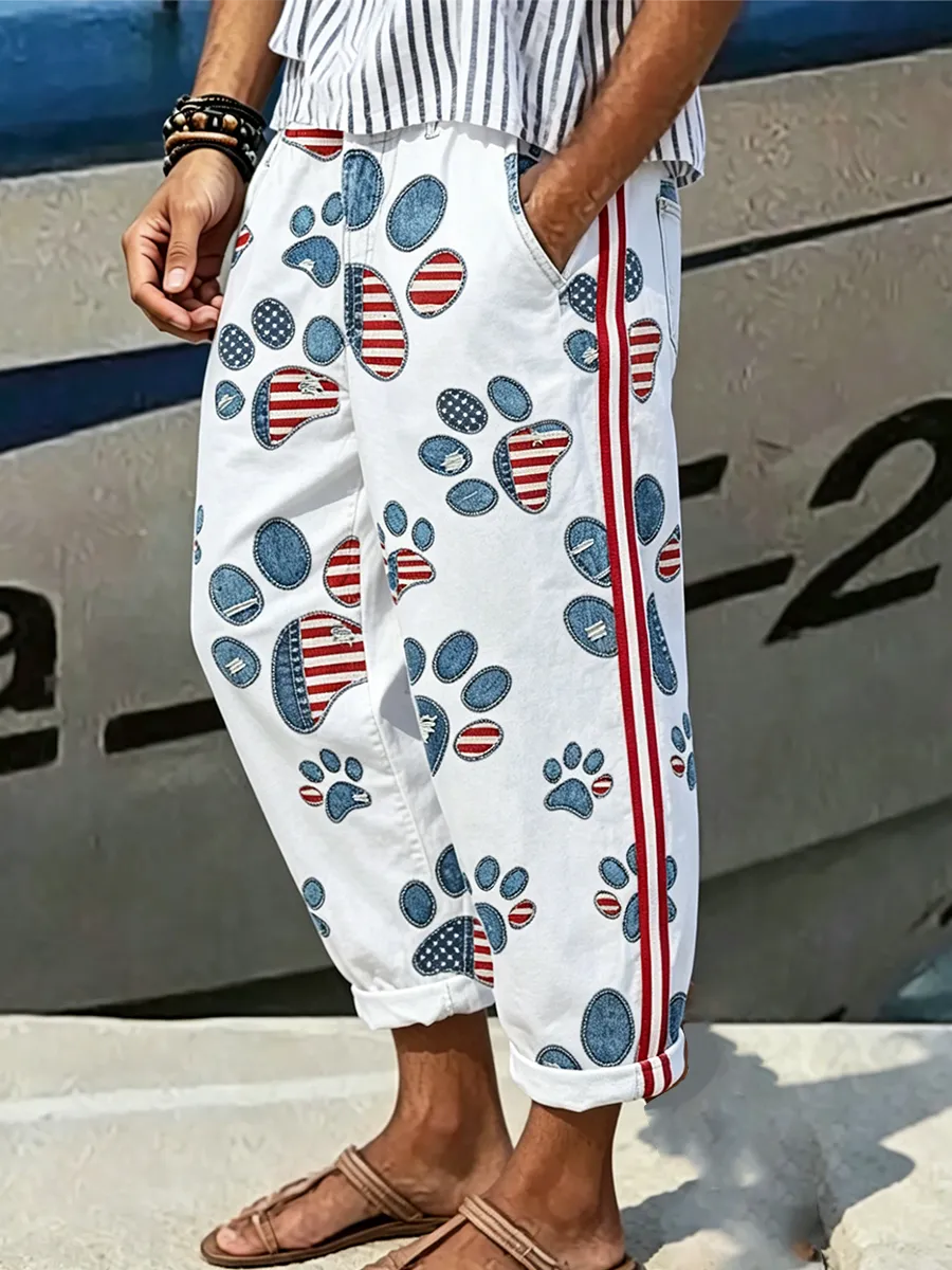 U.S. 250th Anniversary Linen Trousers