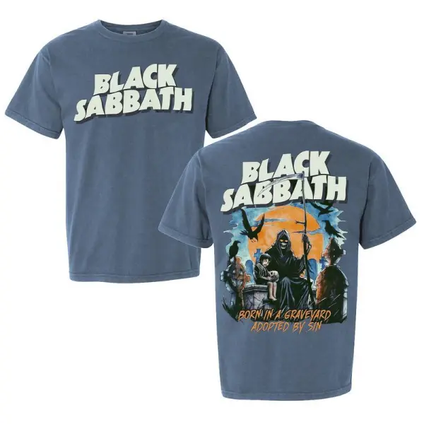 BLACK SABBATH Born In a Graveyard Washed T-Shirt