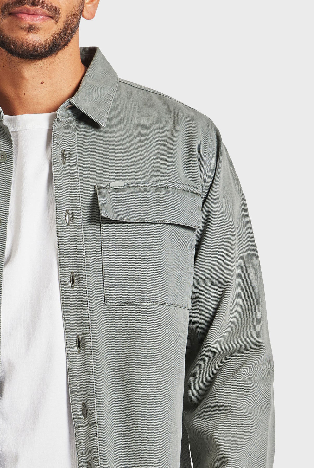 Essential Overshirt- Dutch blue
