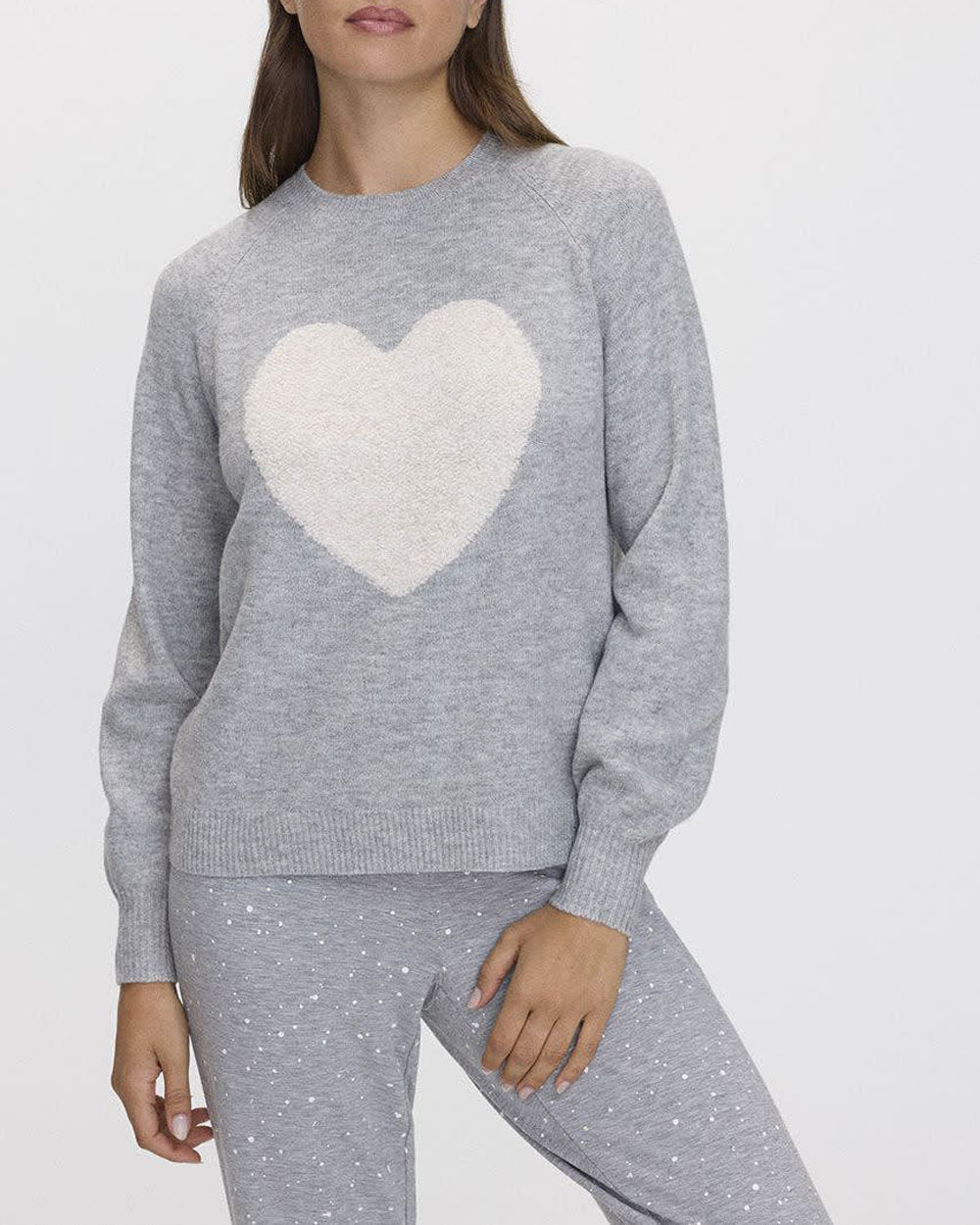 Long-Sleeve Crew-Neck PlushSoft Sweater