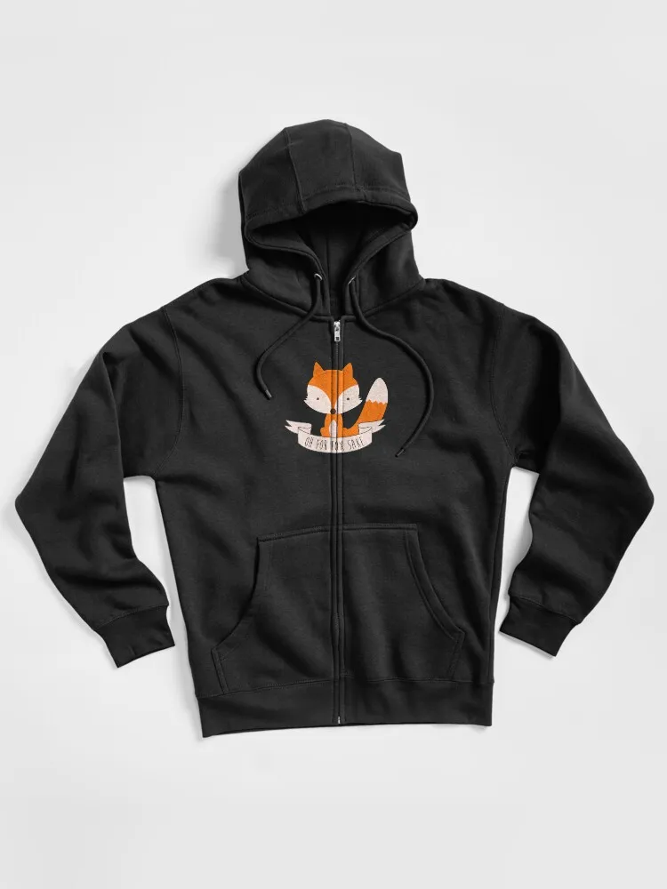 Oh For Fox Sake Zipped Hoodie