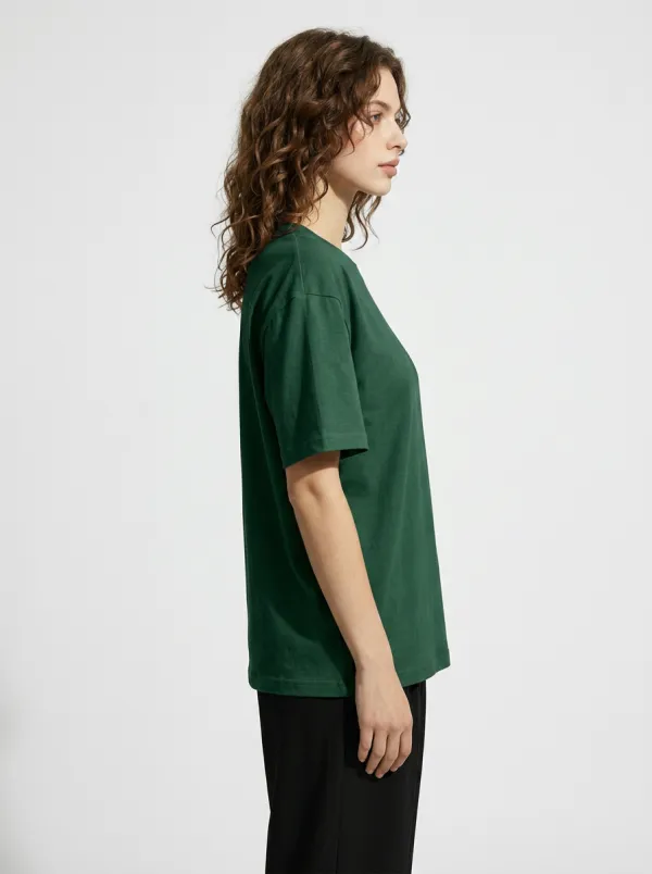 Unisex USA Soccer Fan Green Solid Printed T-shirt