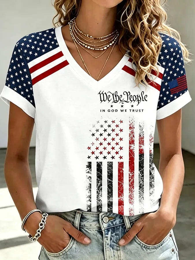 Women's 250th Anniversary of the United States Faith Print T-shirt