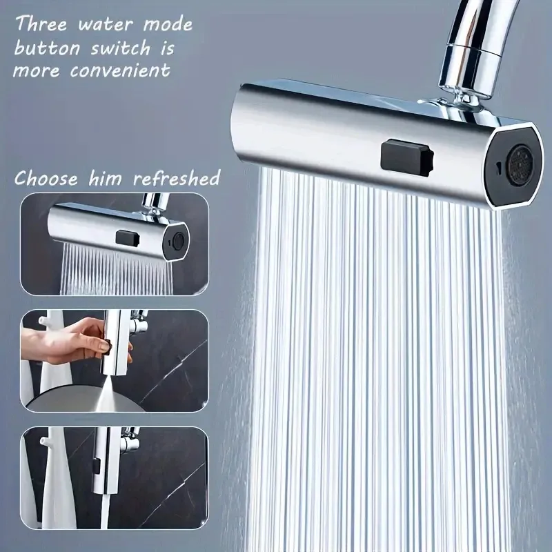 Kitchen Rotatable Faucet Adapter