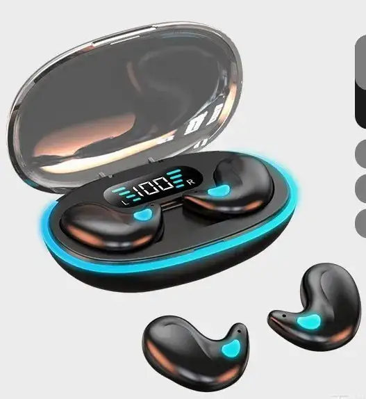 LAST DAY SALE 60% OFF Thin Waterproof Earbuds for Small Ears: Comfortable for Sleep, Exercise - No Pressure, Low Delay, Long Life
