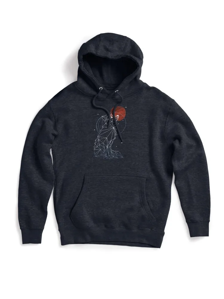 Fox In The Stars Pullover Hoodie