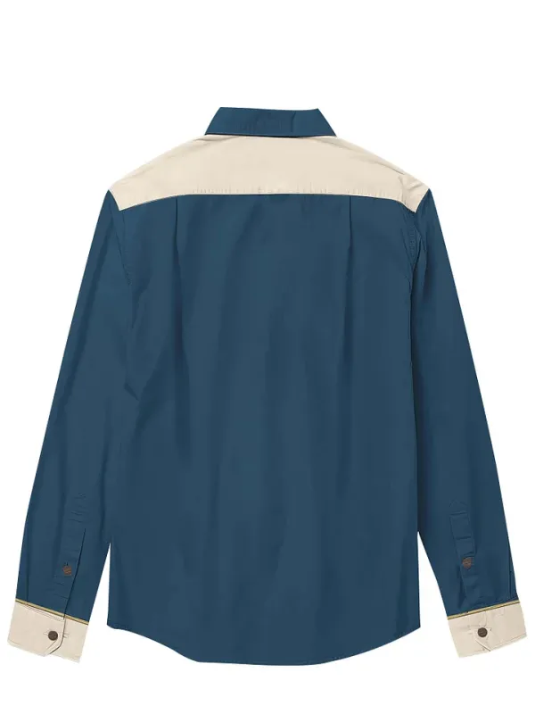 West Flower Cowboy - 100% Cotton Long Sleeves Shirt