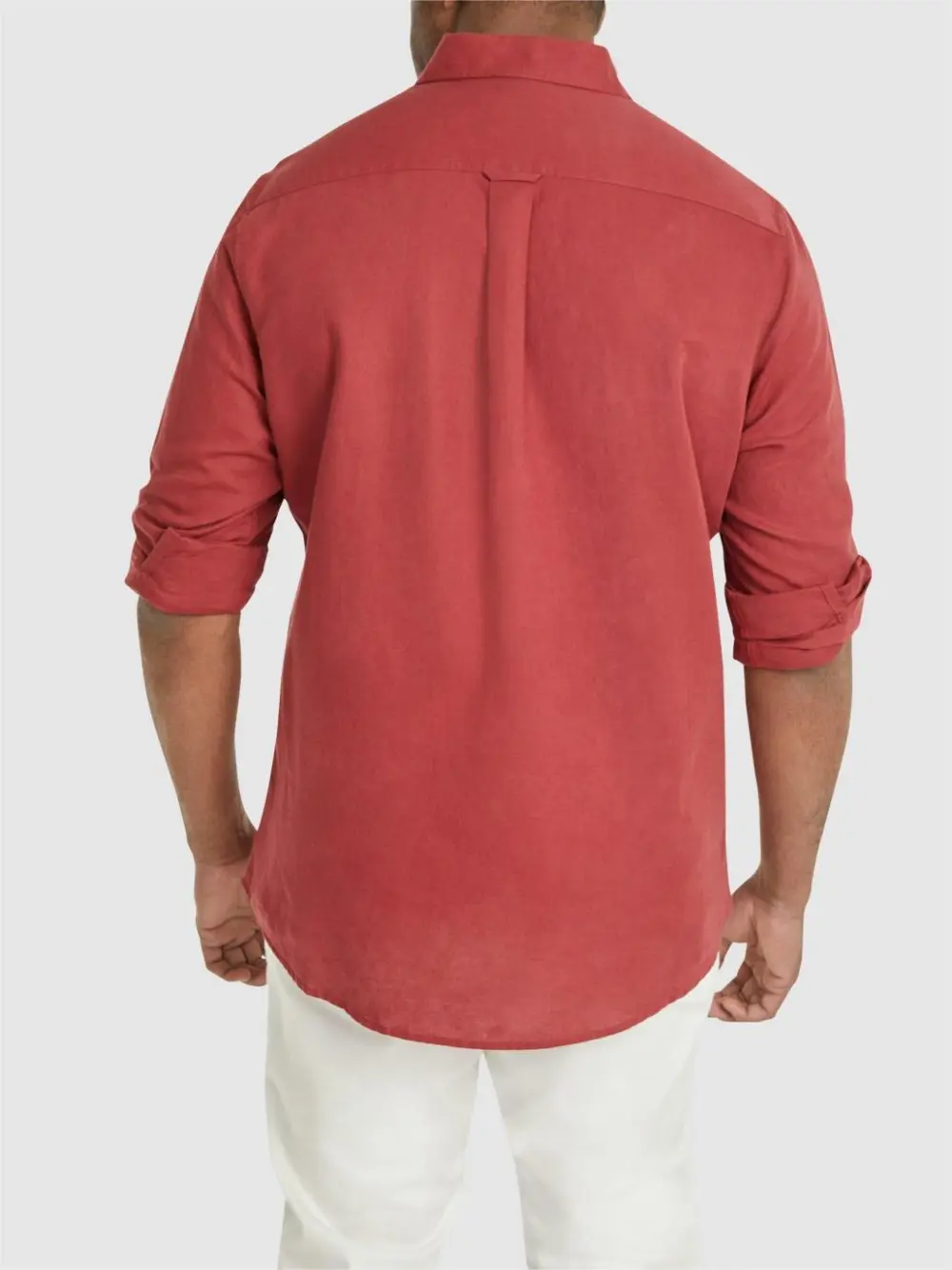 Business Casual Fit Linen Long Sleeve Shirts