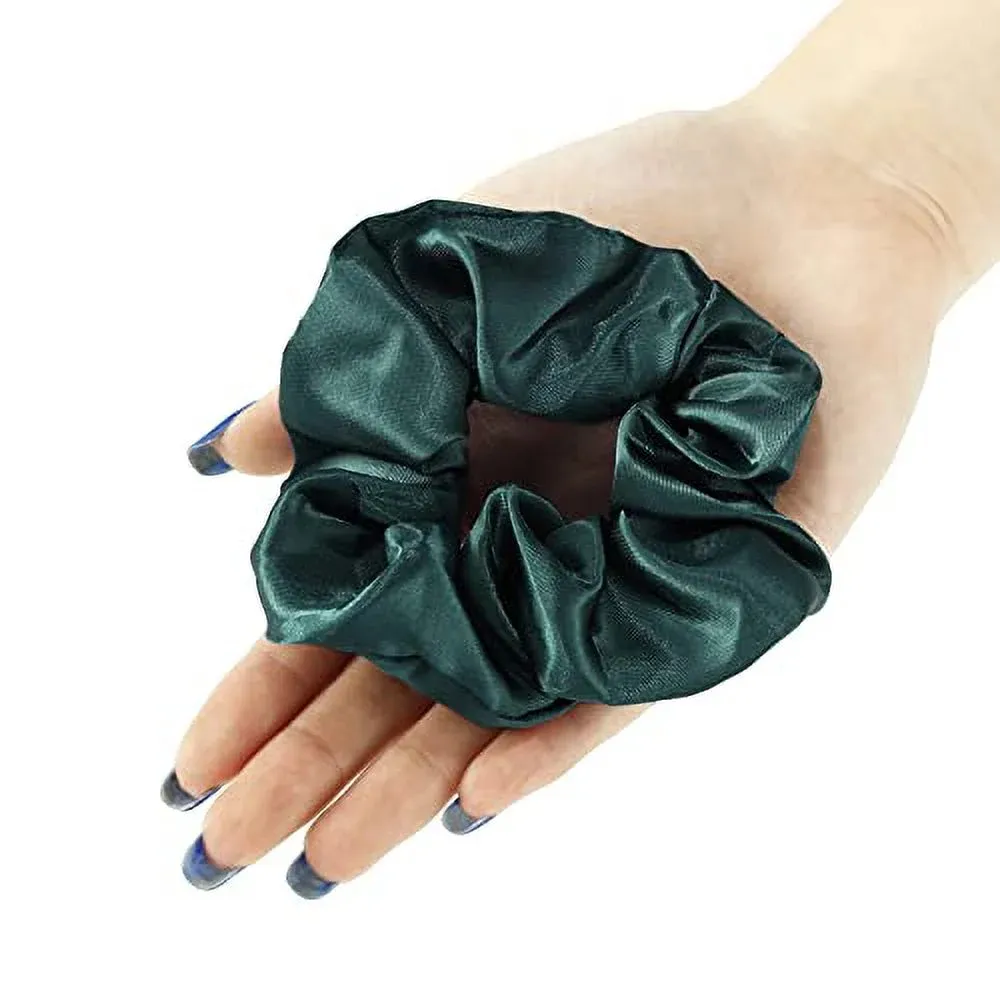 Retro Color Satin Hair Tie Universal Style