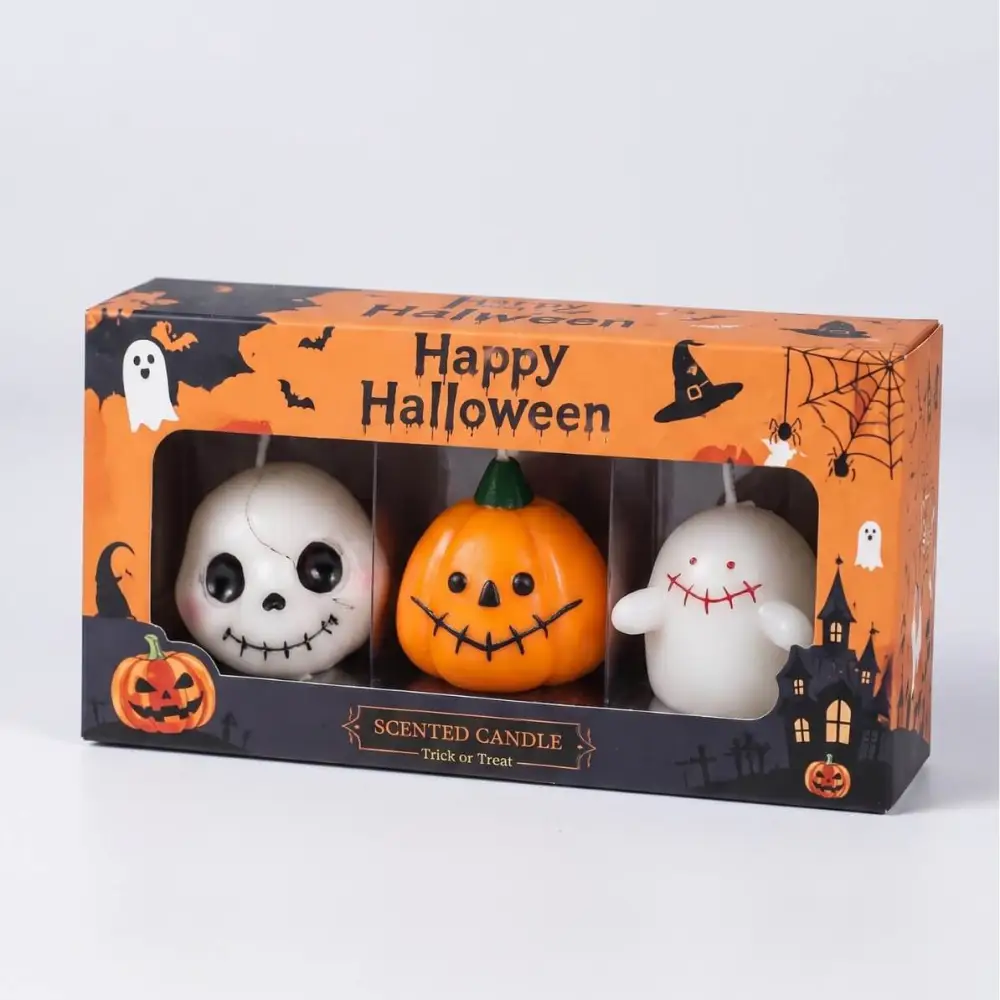 Premium Halloween Scented Candle Gift Set