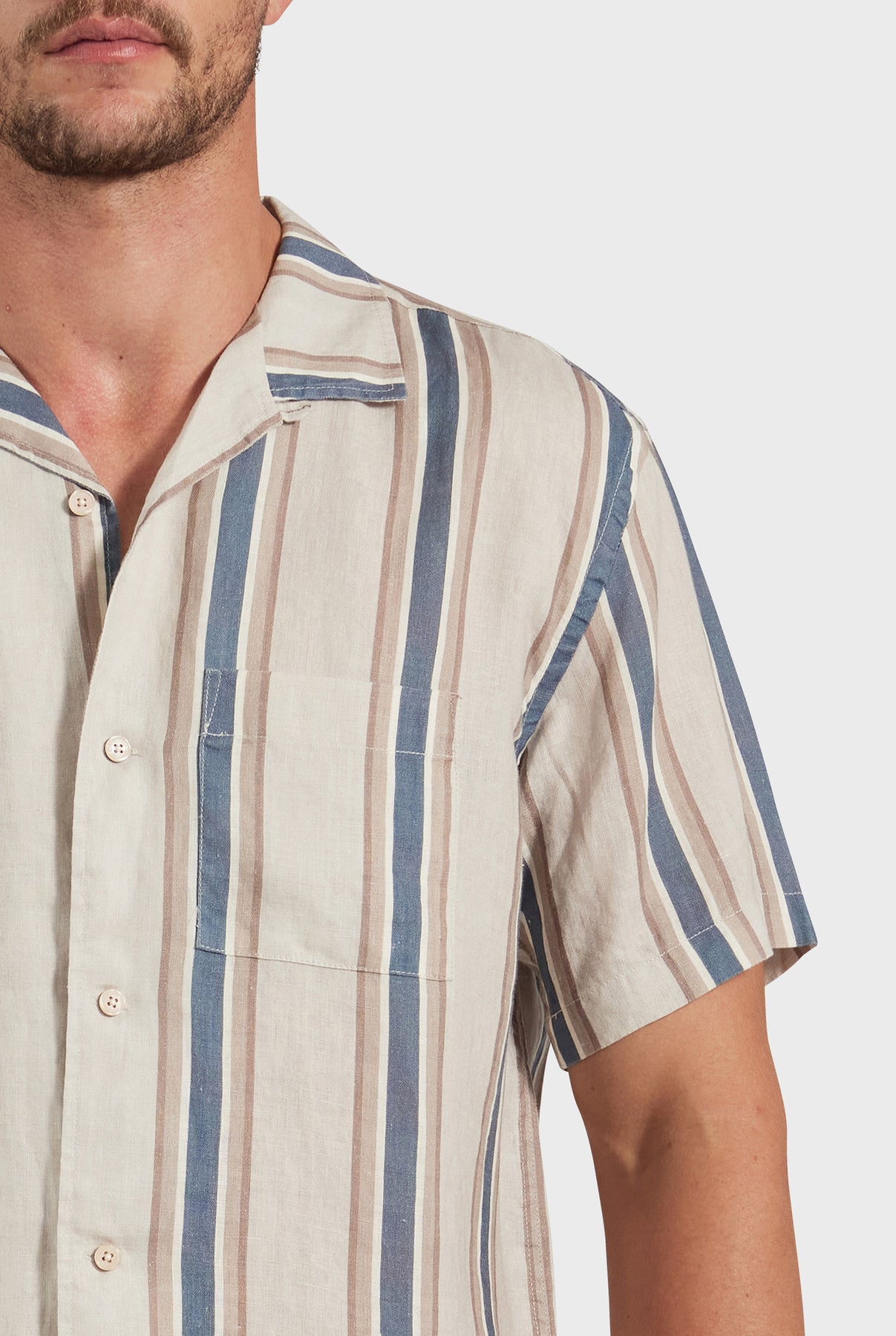 Kobuk Short Sleeve Shirt-Natural