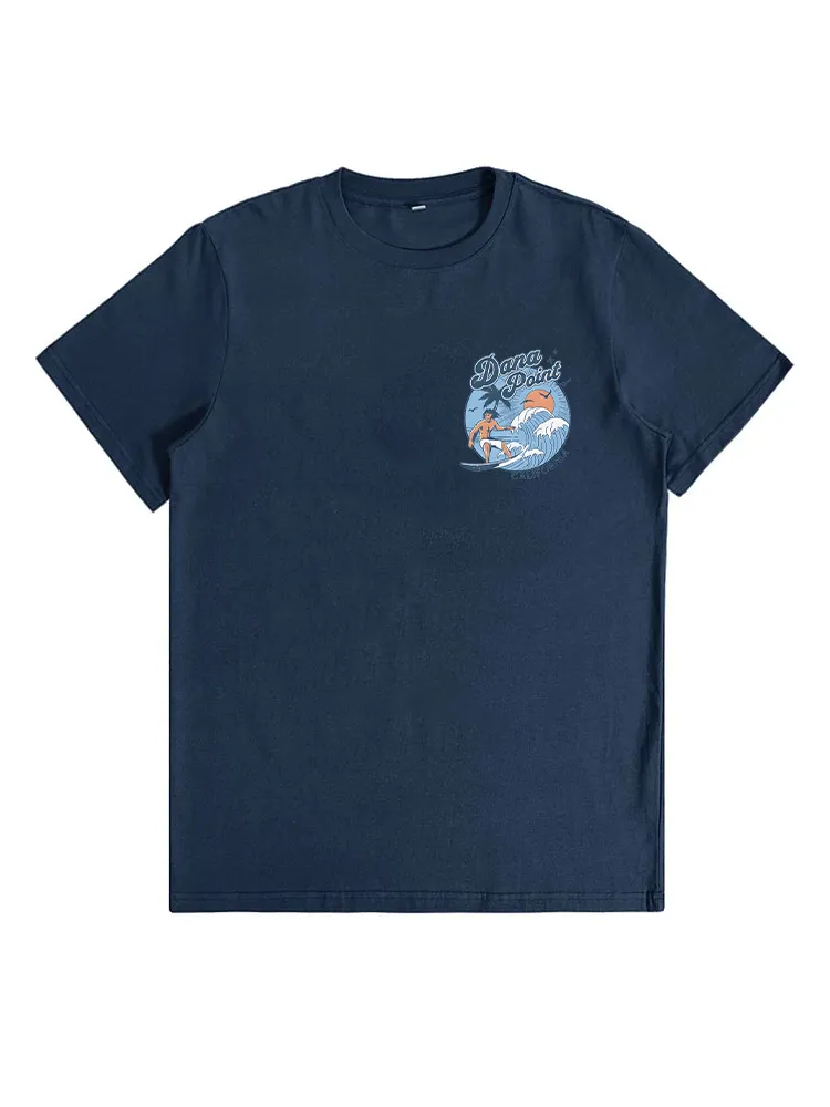 Vintage Surfing Dana Point, California Retro Sunset Surf California T-Shirt