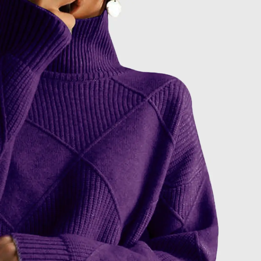 Classic Turtleneck Knit Sweater