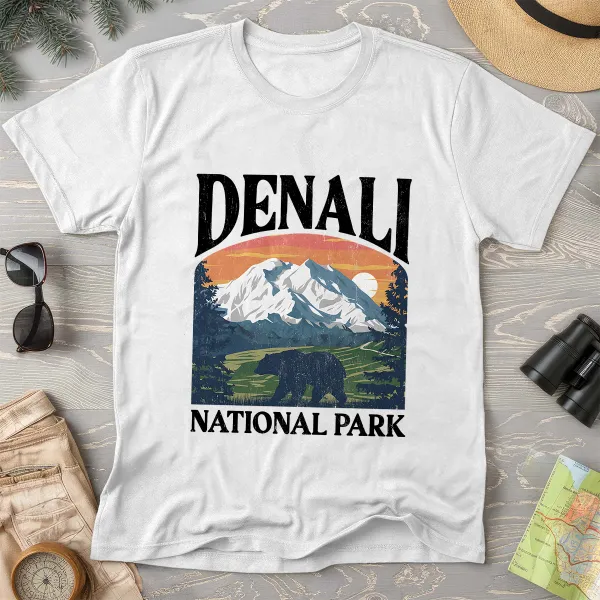 Comfortable Color Letter T-Shirts