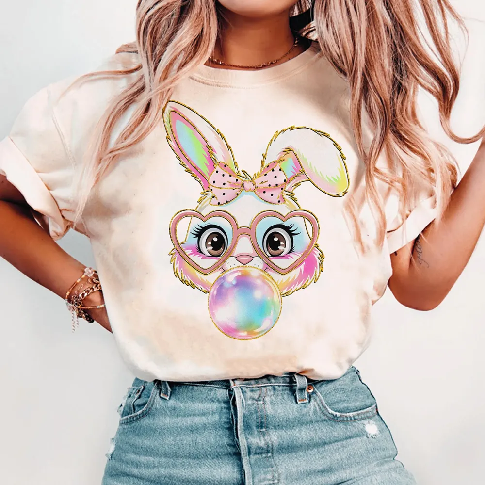 Sparkling Bunny Bubble Gum T-Shirt