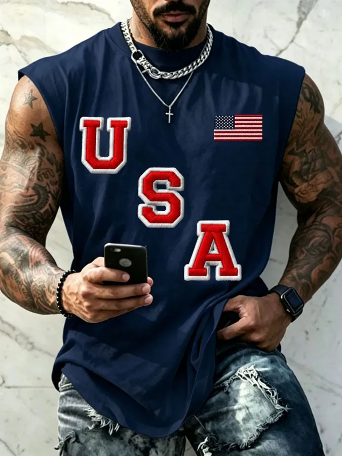 Men's The United States of America Tank Top