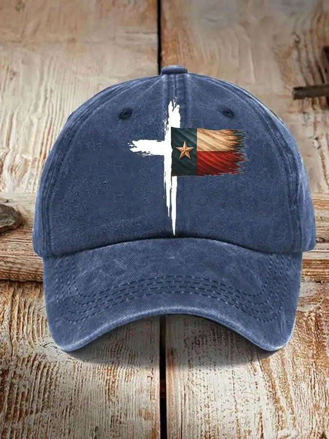 Unisex Texas Faith Printed Hats