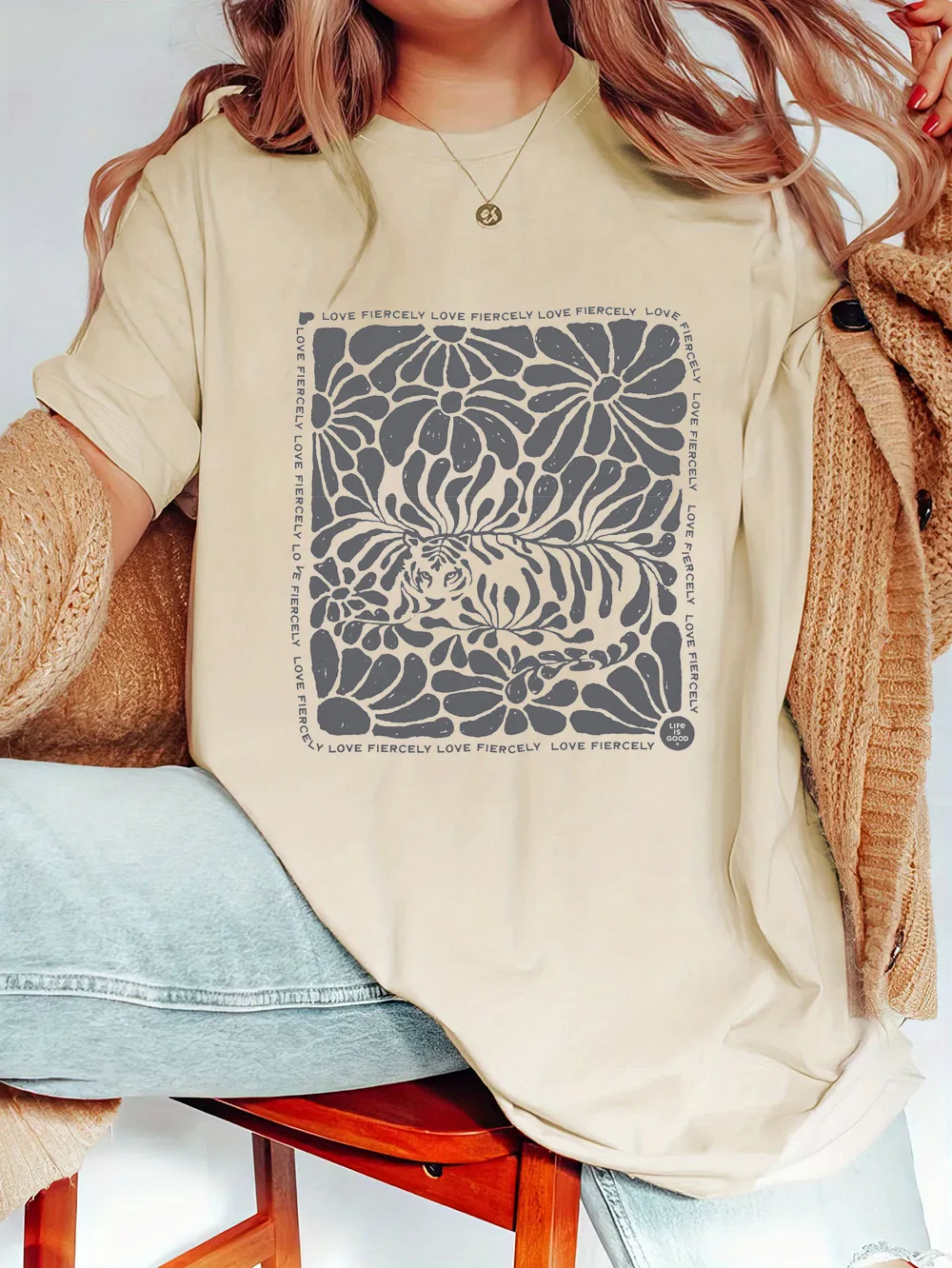 Women's Art Print Casual T-Shirt