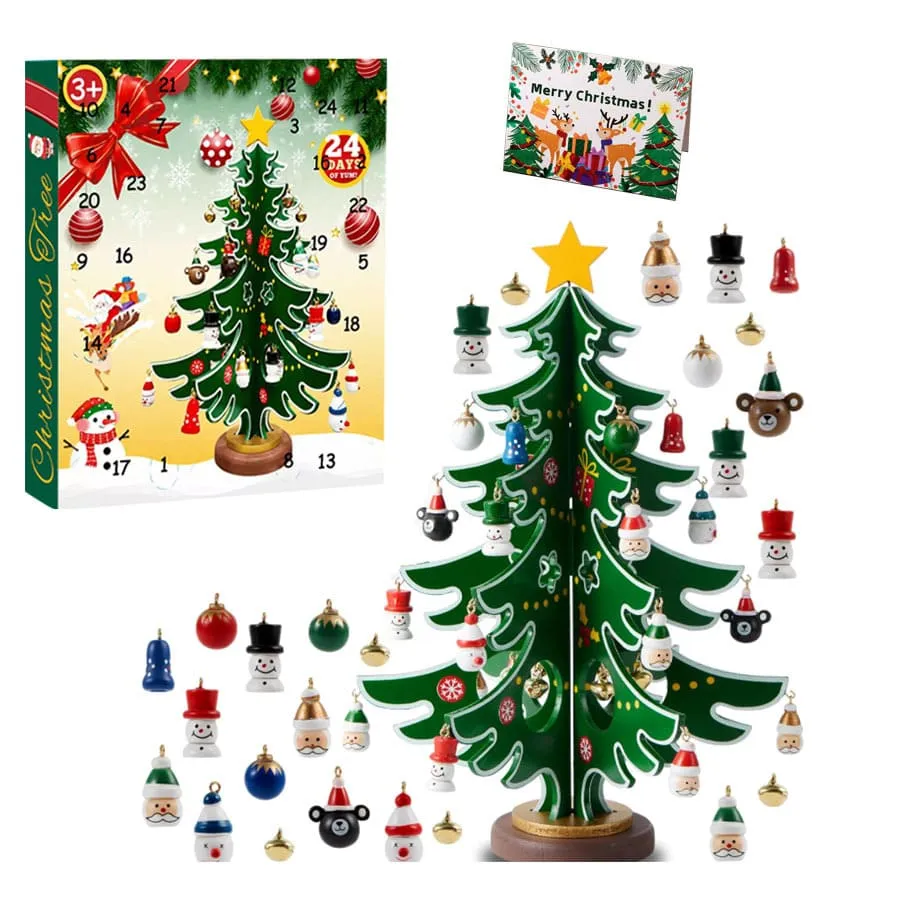 Christmas Blind Box Advent Calendar With Lights 2M Decorations