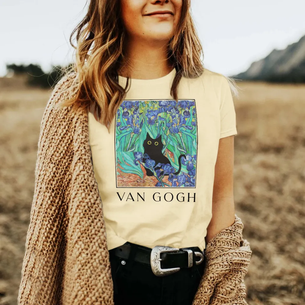 Cat Black Tee
