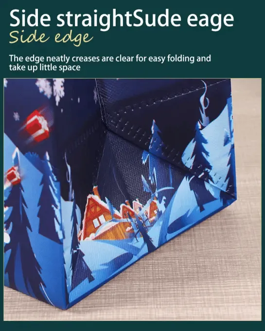 Large Unisex Multifunctional Non-Woven Christmas Gift   Bag with Handles