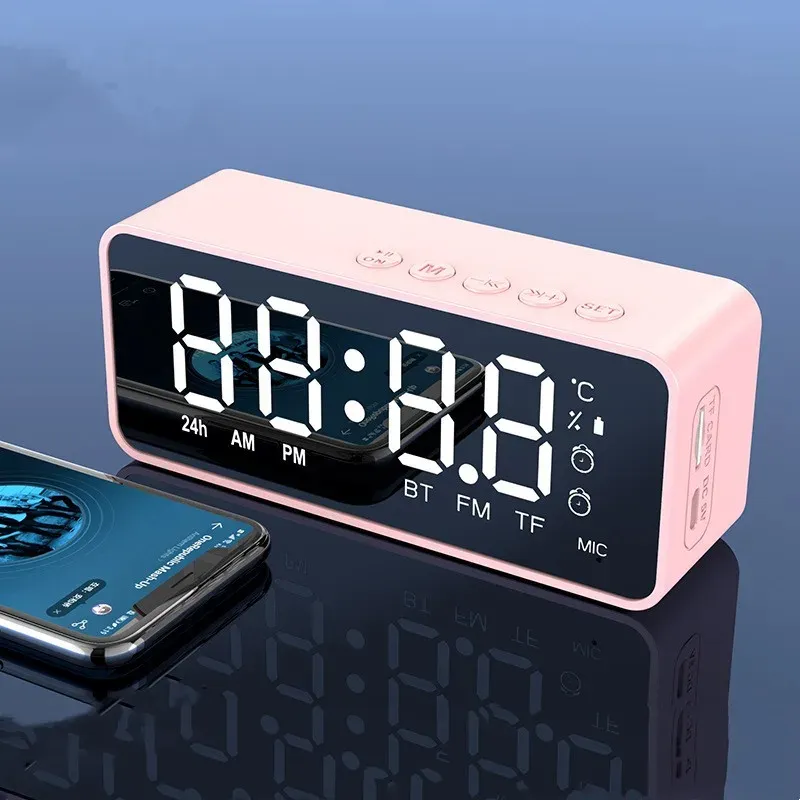 Alarm Clock with Bluetooth Speaker