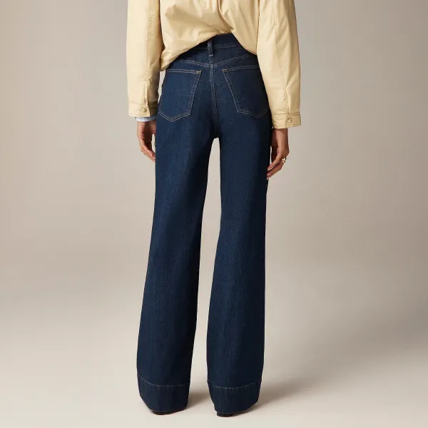 Mid-Waist Denim Semi-Stretch Jeans