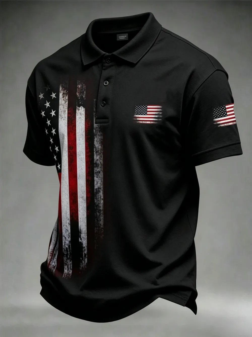 Men'S Casual 250Th Anniversary Celebration Of The Founding Of The United States Independence Day Personalized Printed Polo Shirt