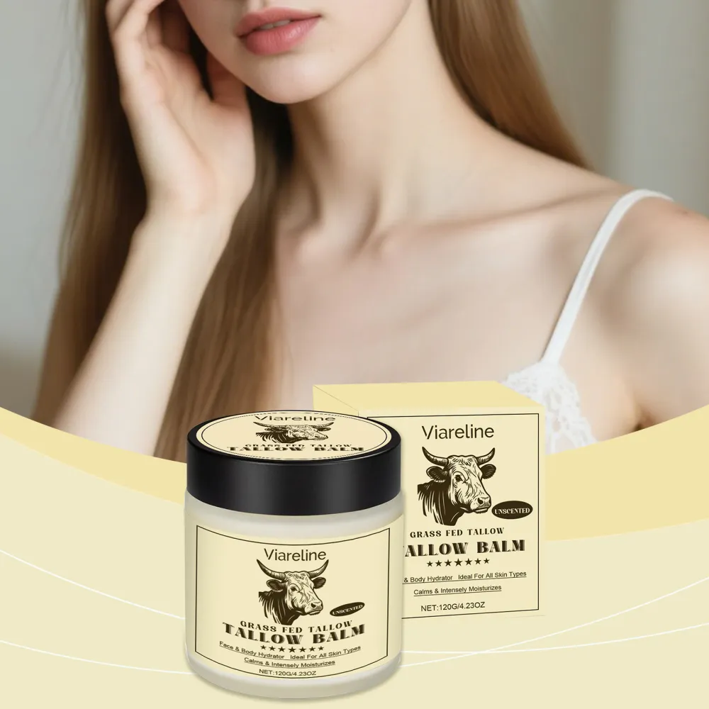 Cow fat honey skincare cream with smooth texture, comfortable and nourishing skin, gentle and moisturizing skincare cream
