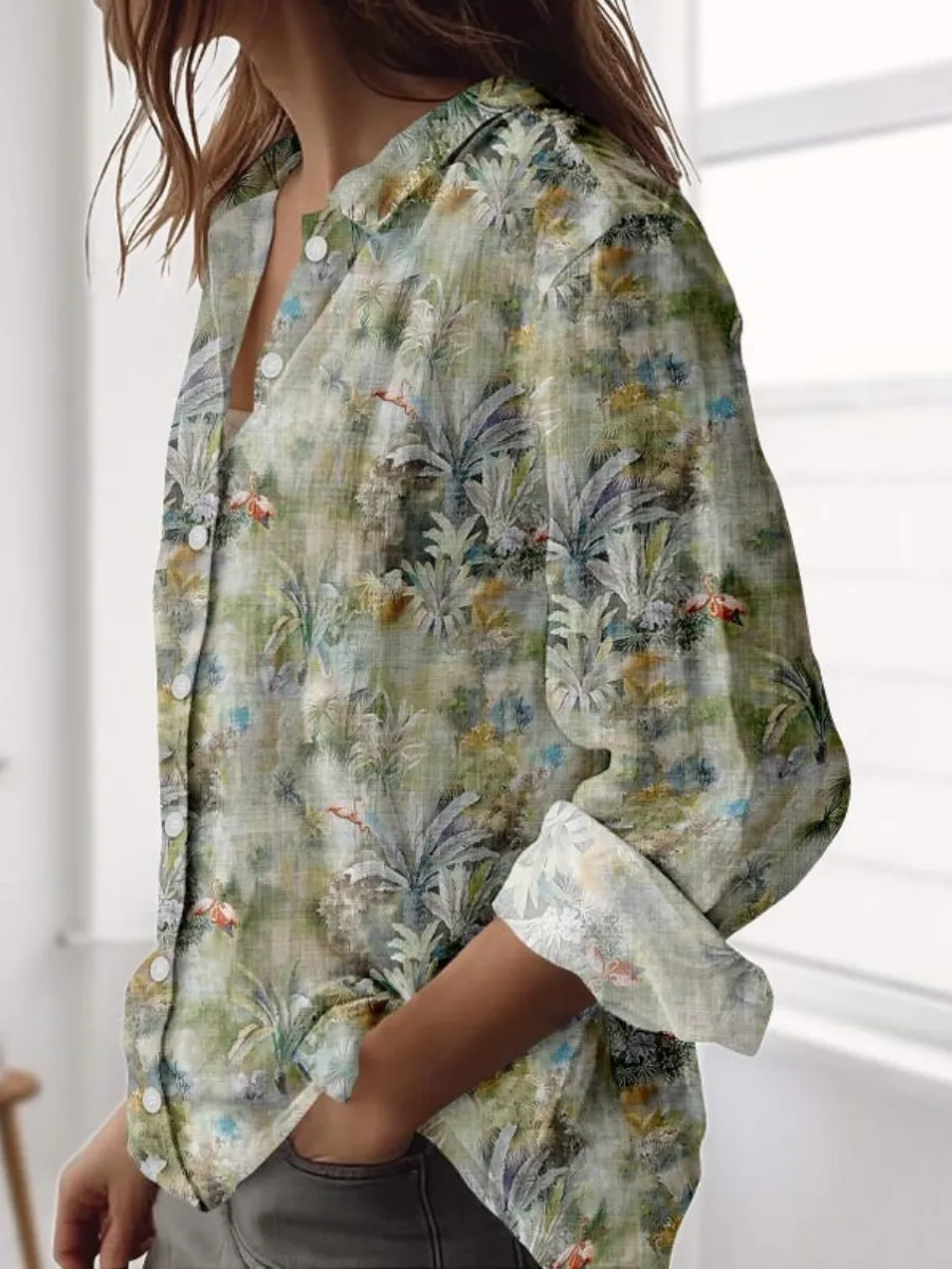 Lush Jungle Print Shirt