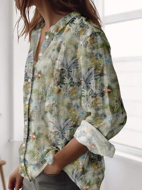 Lush Jungle Print Shirt