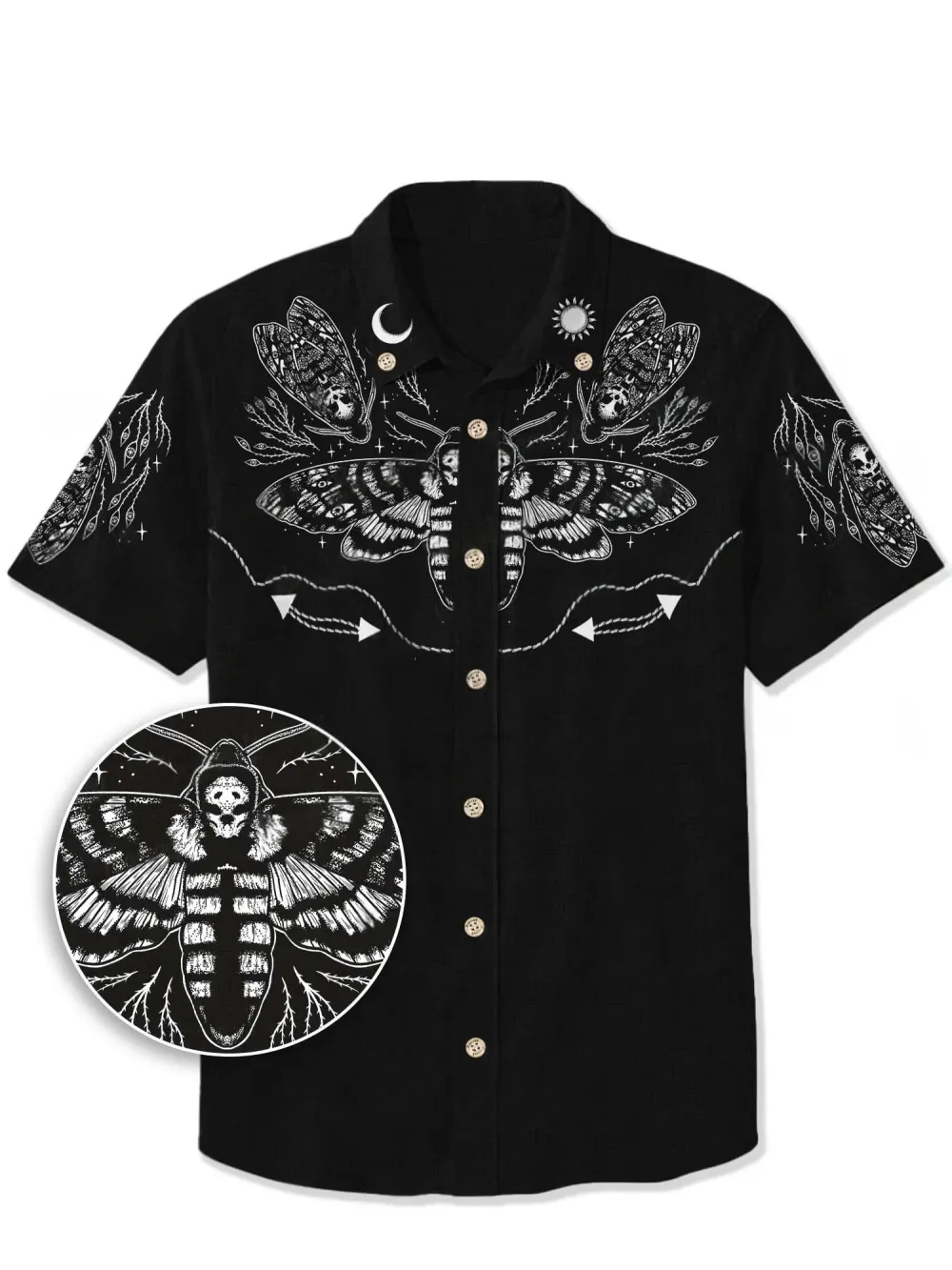 Death Moths - 100% Cotton Shirt