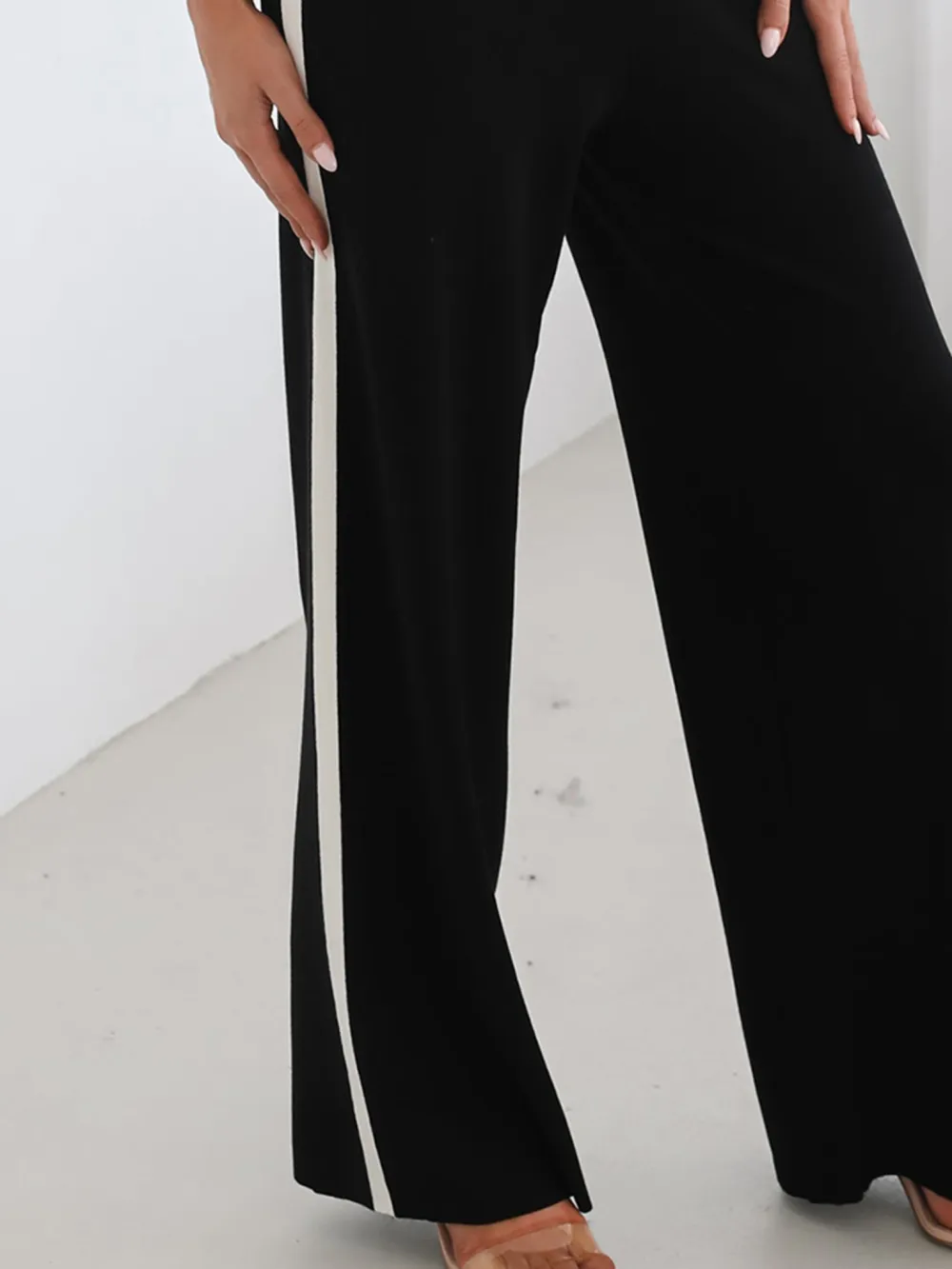 Black Multi Daily High waisted Pants