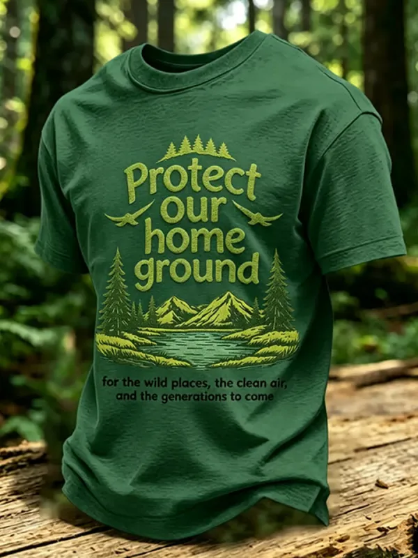 Men's National Park Print Short-Sleeve T-Shirt
