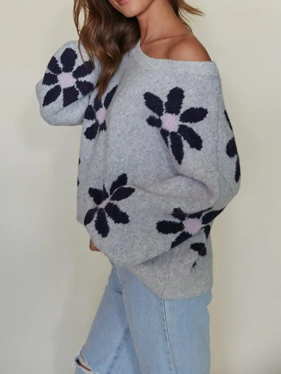 Floral Sweater