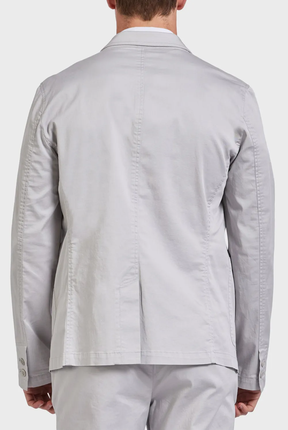 Stone Cotton Blazer