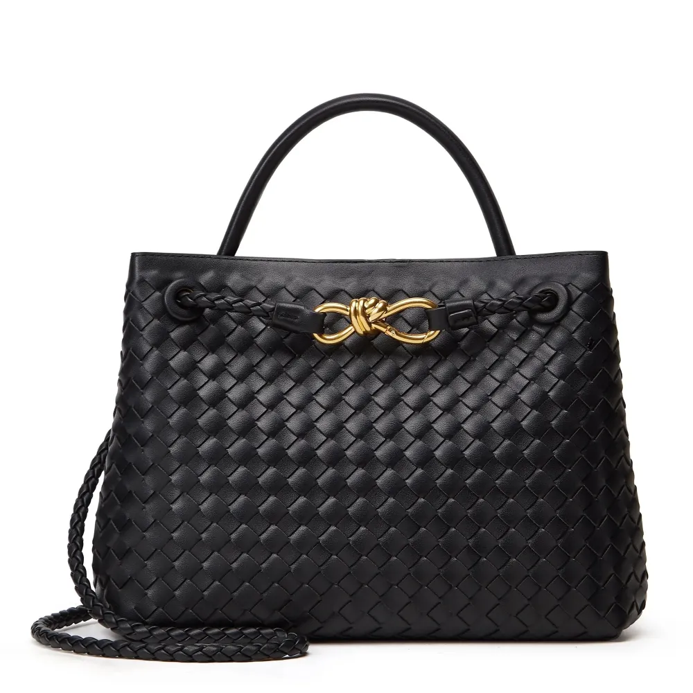 Solid color handbag