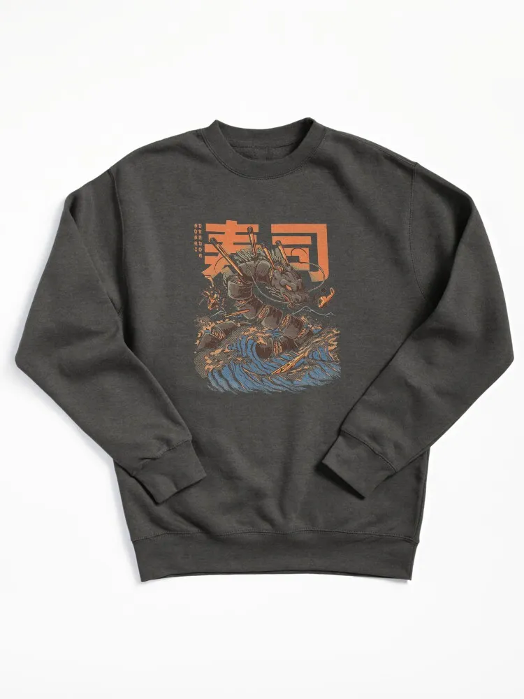 Great Sushi Dragon Pullover Sweatshirt
