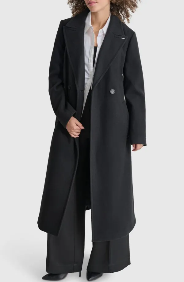 Tie Belt Long Coat