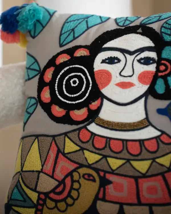 Frida Kahlo Songbird Cushion