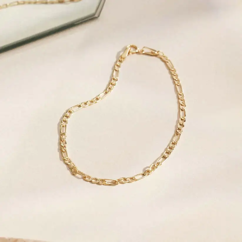 Wrapped Ridged Link Bracelet