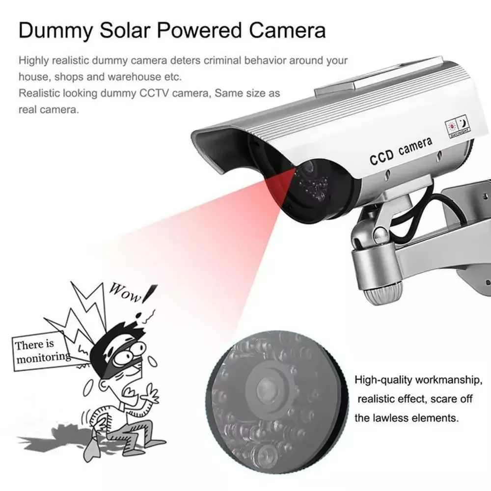 Dummy Solar Powered Security Camera