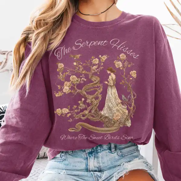 Serpent & Rose Art Long Sleeve Shirt